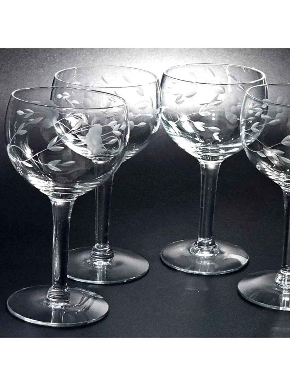 4 Princess House Heritage Cocktail Glasses 5